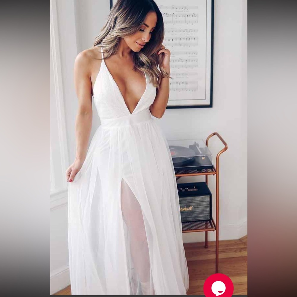 Honey / Chelsea White Tulle Dress